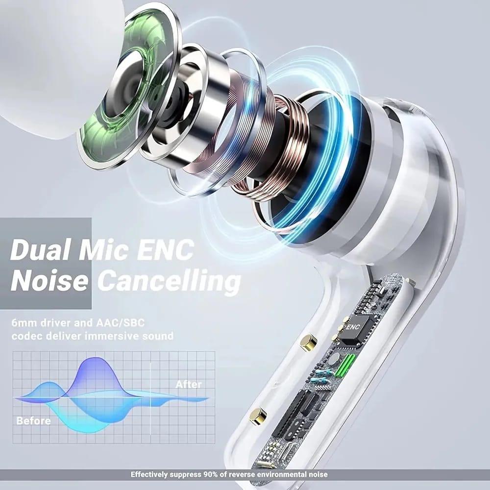 Wireless Bluetooth Earbuds with Smart Touch Screen Case
